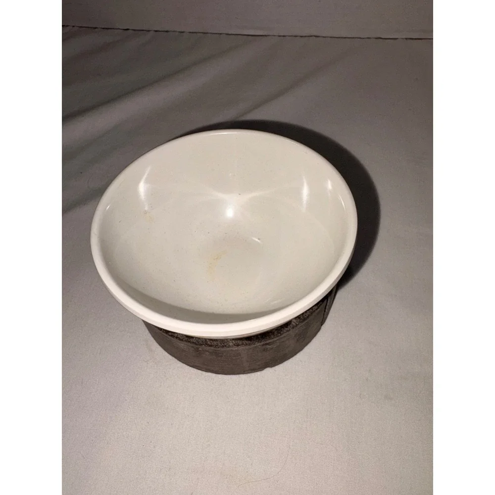 Floral‎ Ceramic Cereal Soup Bowl Pink Orange Yellow Folk Art Pattern Vintage